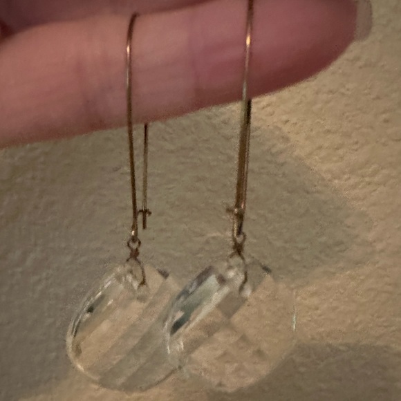 Vintage Anthropologie-Crystal Earrings - Picture 3 of 3